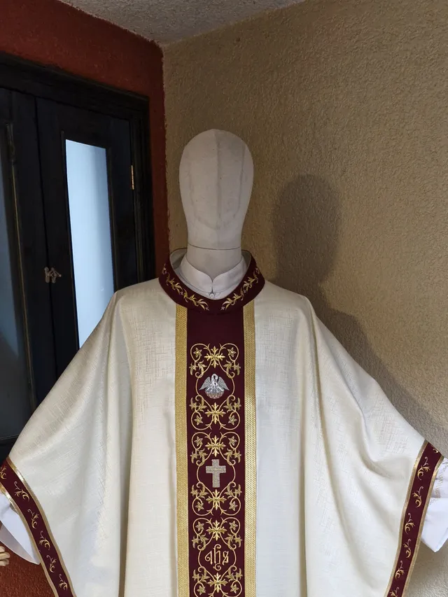 Casulla brocado lurex